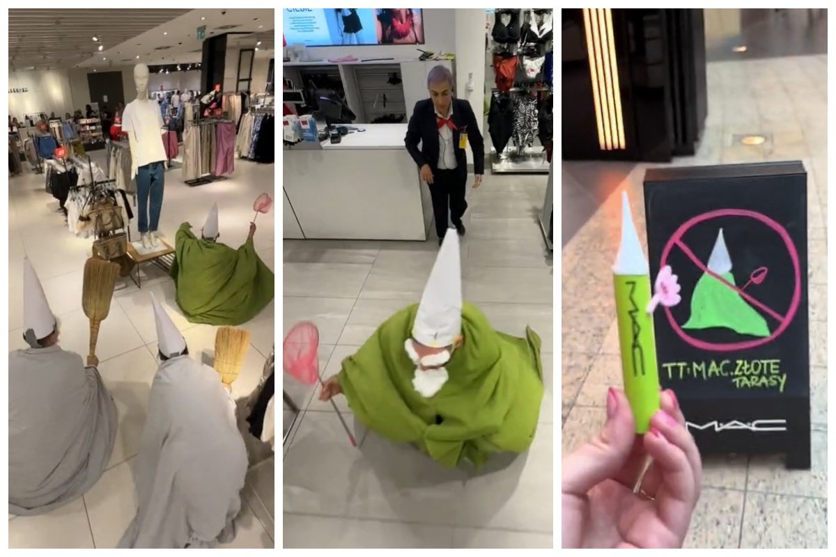 gnomy tiktok pełzaki sklepy filmiki crawly crawly_possessed pracownicy wkurzeni