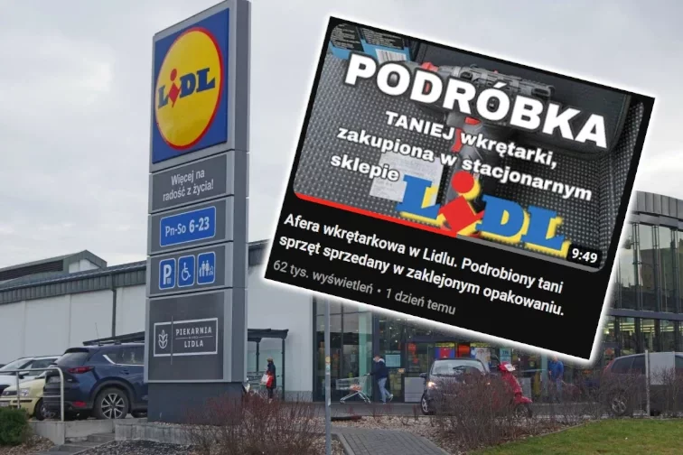 Internauta kupił podrobioną wkrętarkę w Lidlu. Czy to jakiś szerszy proceder?