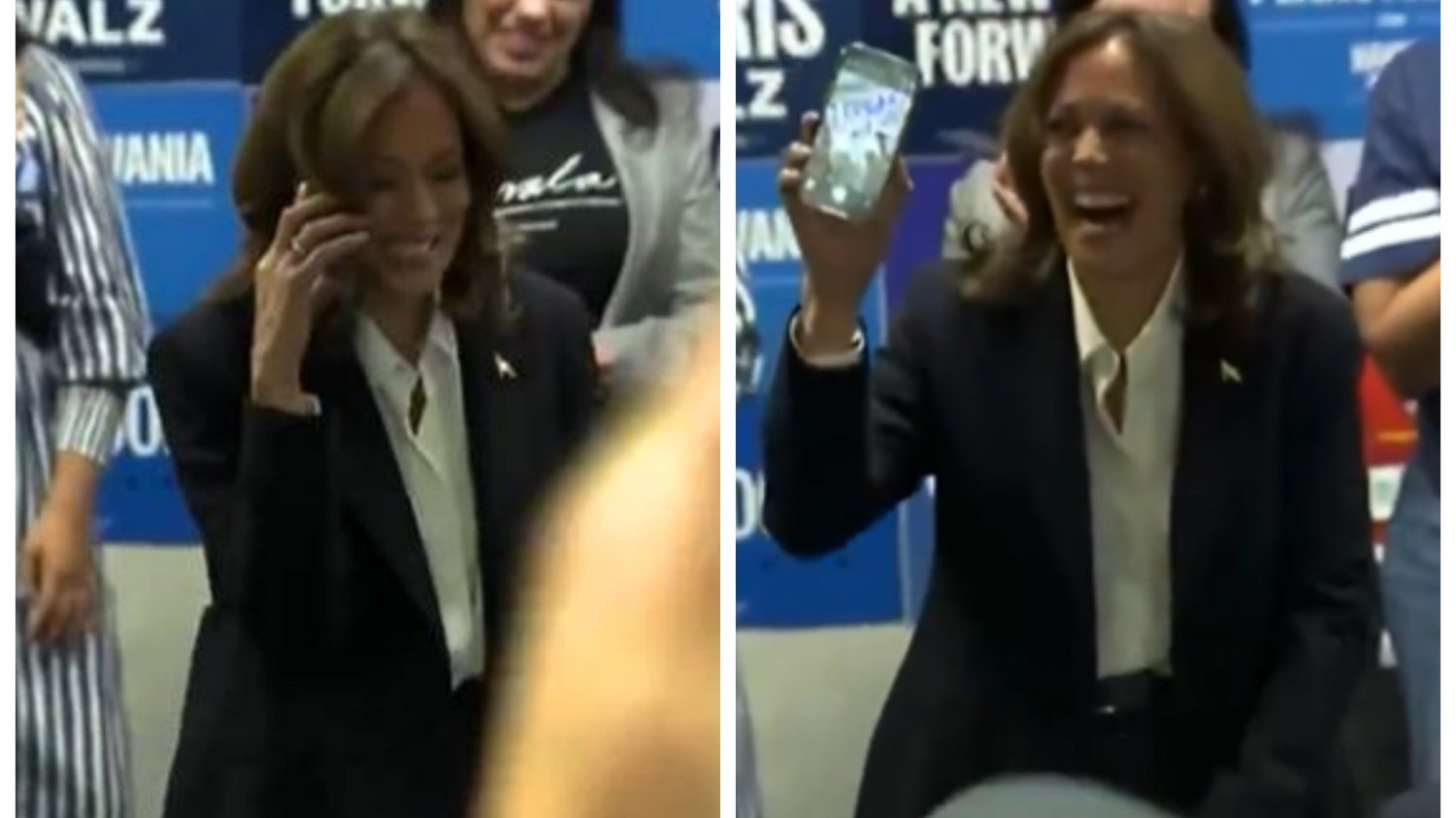 Syn Donalda Trumpa komentuje Kamalę Harris. Udawany telefon?