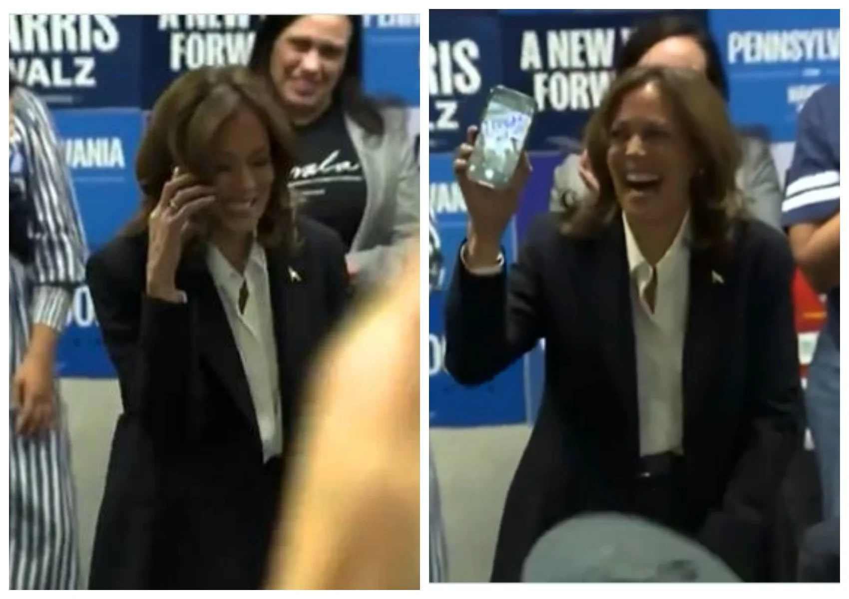 Syn Donalda Trumpa komentuje Kamalę Harris. Udawany telefon?