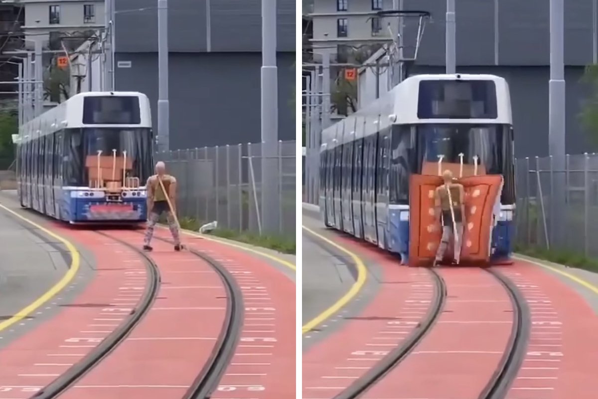 tramwaj poduszka wypadek filmik komentarze bezpieczeństwo wypadki tramwaj poduszka wypadek filmik komentarze bezpieczeństwo wypadki
