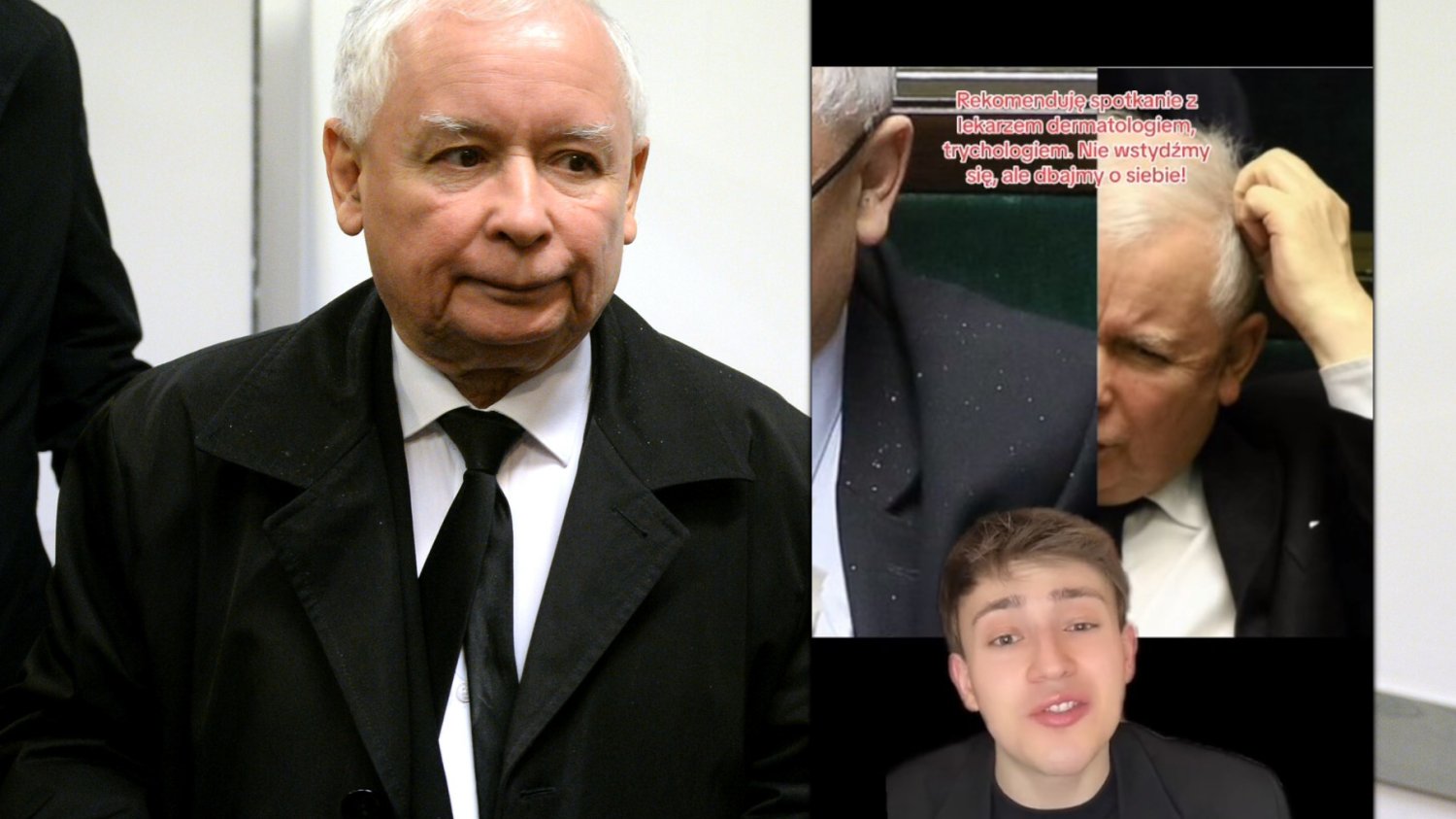 jarosław kaczyński stylizacja moda tiktok matěj Pakulski donald tusk szymon hołownia film