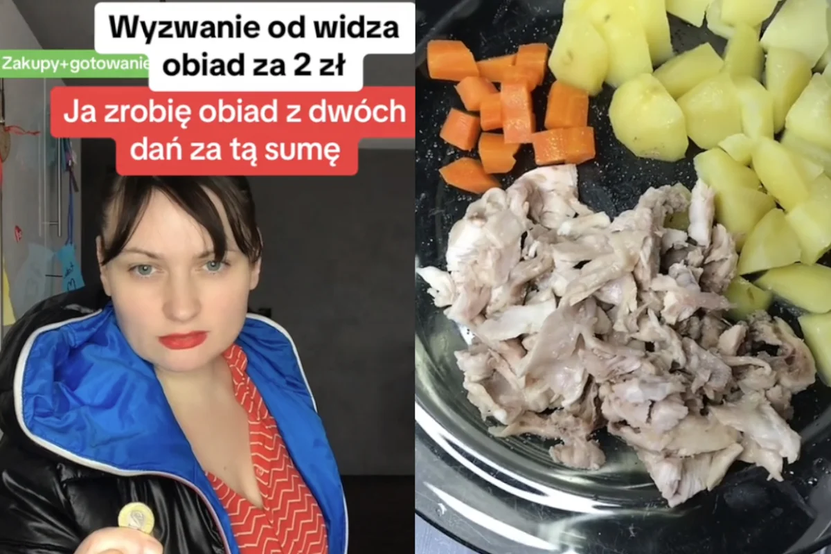 tani obiad 2 zł przepis skłądniki dwa dania mięso film tiktok marchewa92 tani obiad 2 zł przepis skłądniki dwa dania mięso film tiktok marchewa92
