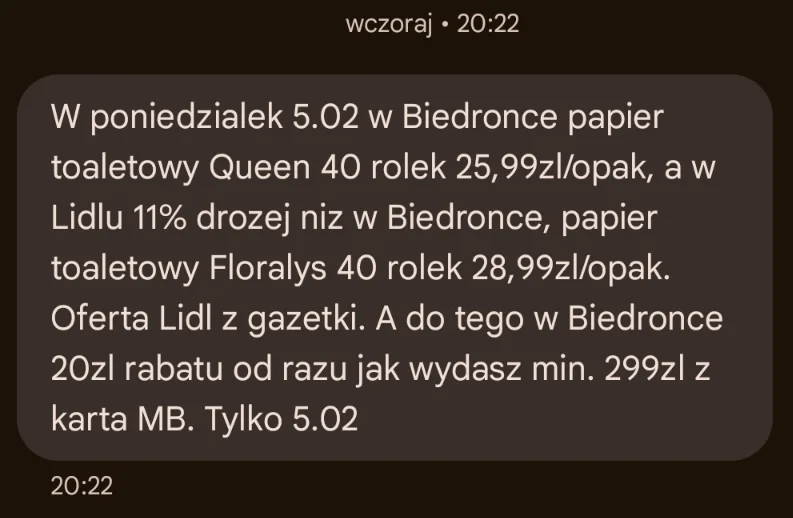 biedronka lidl sms reklama spot wojna memy o co chodzi biedronka lidl sms reklama spot wojna memy o co chodzi