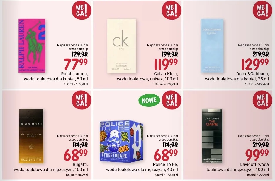 Rossmann markowe perfumy promocje nowa gazetka Rossmann markowe perfumy promocje nowa gazetka