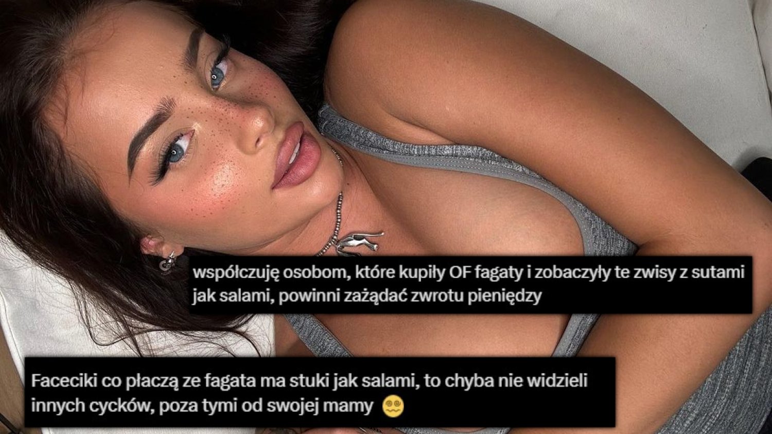 Wyciekły nagie zdjęcia Fagaty. Internauci krytykują jej piersi