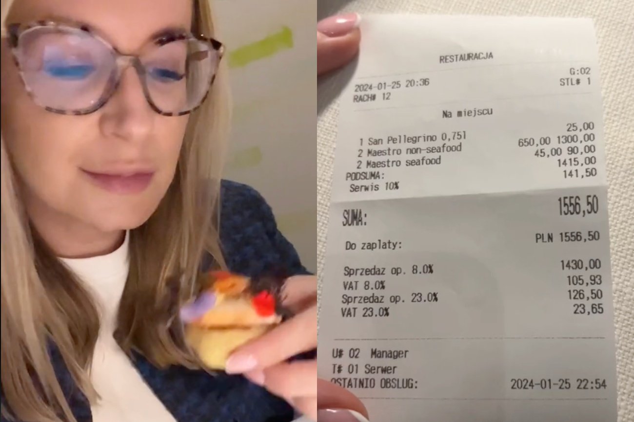 TikTokerka w restauracji Nuta z gwiazdką Michelin. Opłata serwisowa szokuje