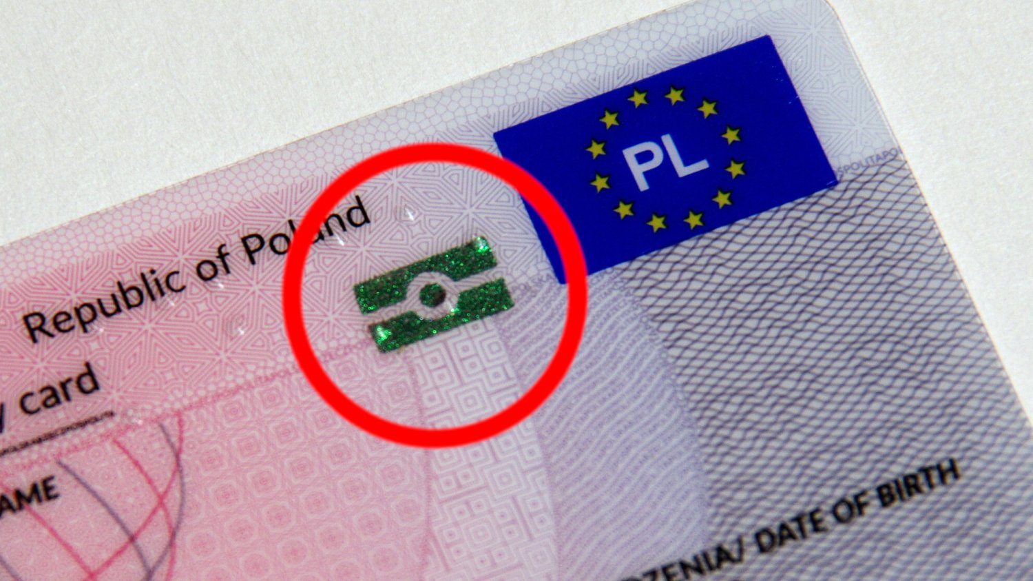 dowód osobisty znaczek prawy górny róg co oznacza symbol e-dowód znak biometrii warstwa elektroniczna