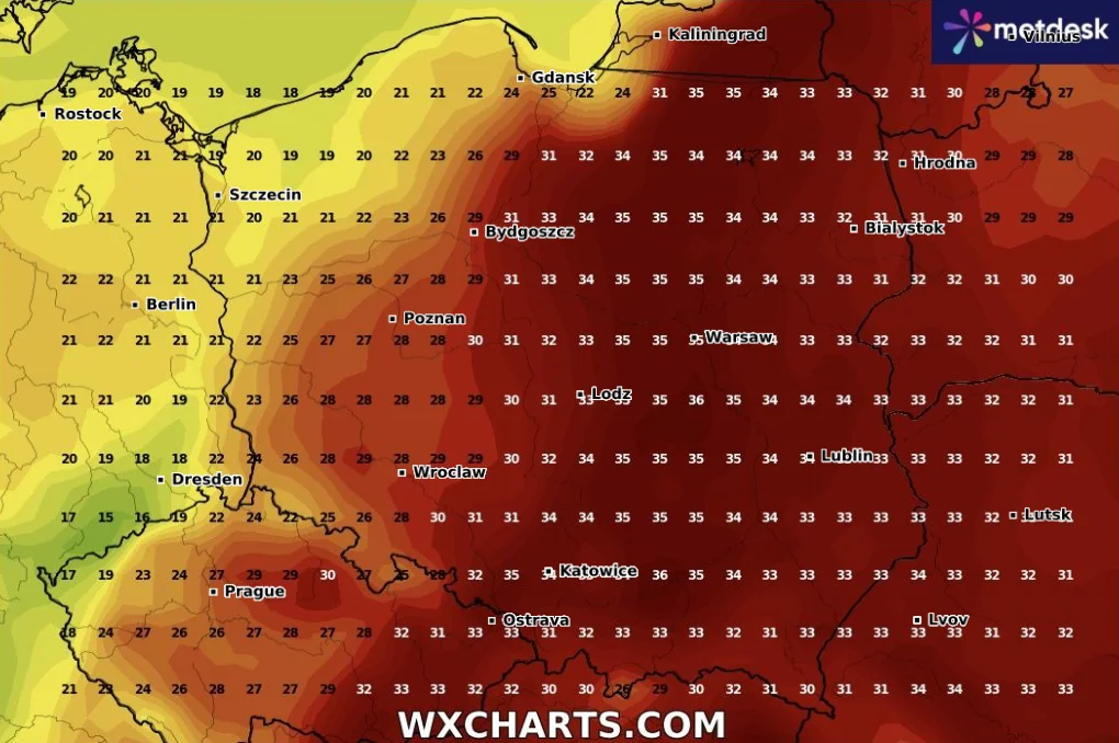 To będzie ostatni upalny weekend w tym roku. Różnica temperatur w Polsce będzie zaskakująca.