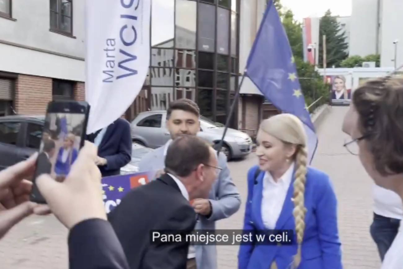 Kamiński i Wcisło wdali się w awanturę. Kłótnia przed siedzibą TVP