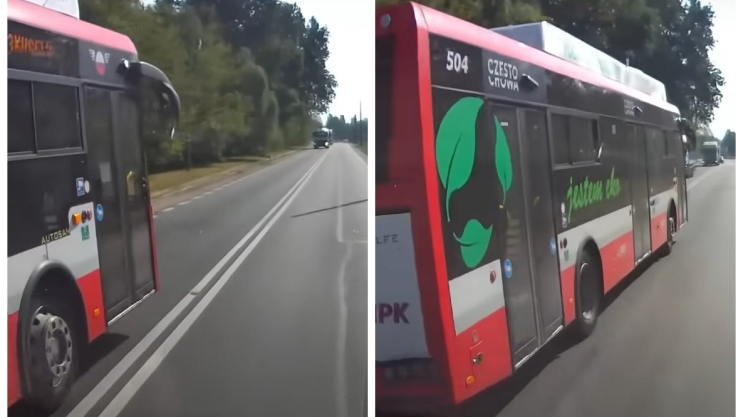 kierowca mpk autotobus częstochowa film wideo policja o co chodzi
