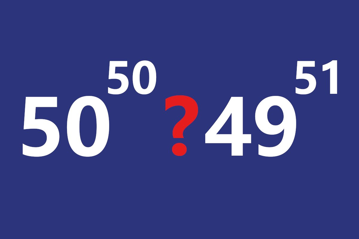 Która liczba jest większa? Ta zagadka jest dla matematycznych wyjadaczy