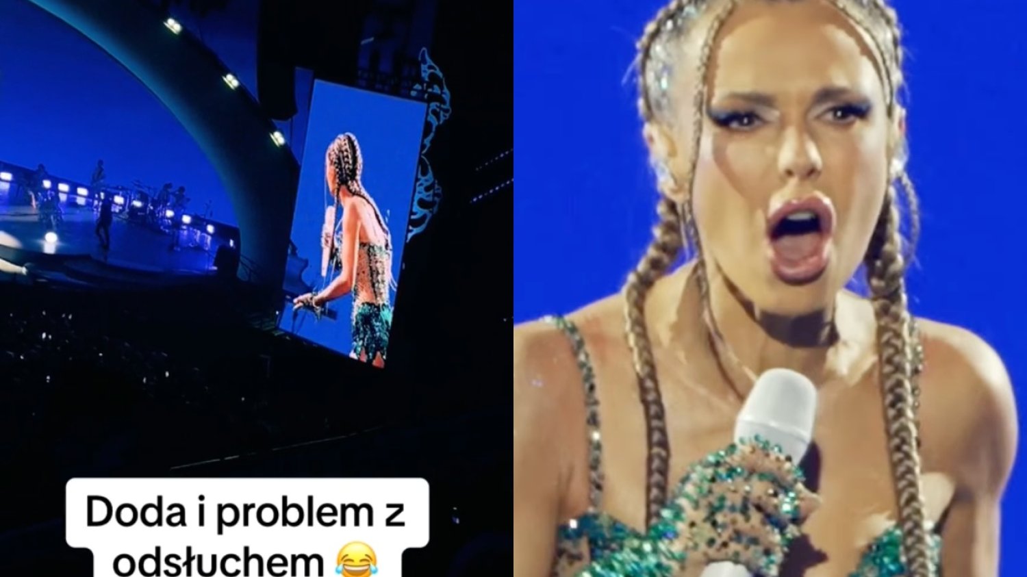 'Aquaria Tour' Dody w Łodzi. Artystce puściły nerwy wobec technicznych