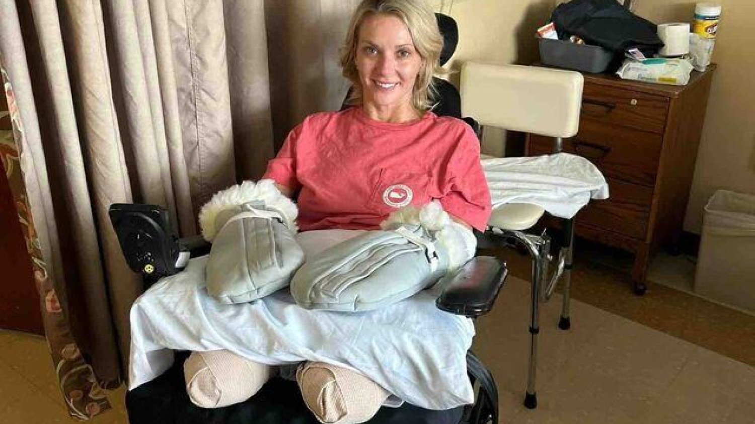 Lucinda Mullin obudziła się bez rąk i nóg.