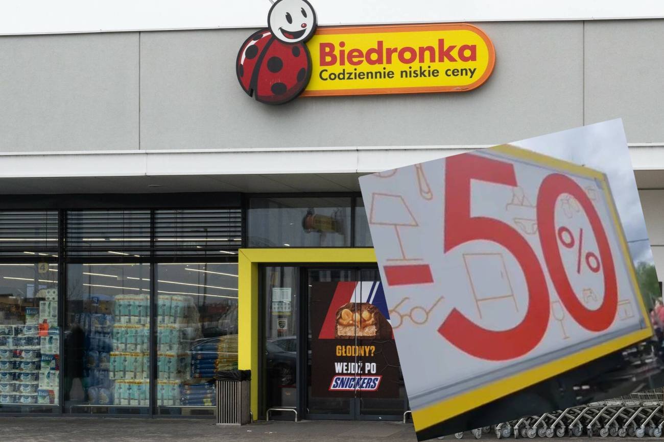 Biedronka urządziła wyprzedaż w ciężarówce. Kobieta kupiła za 50 zł