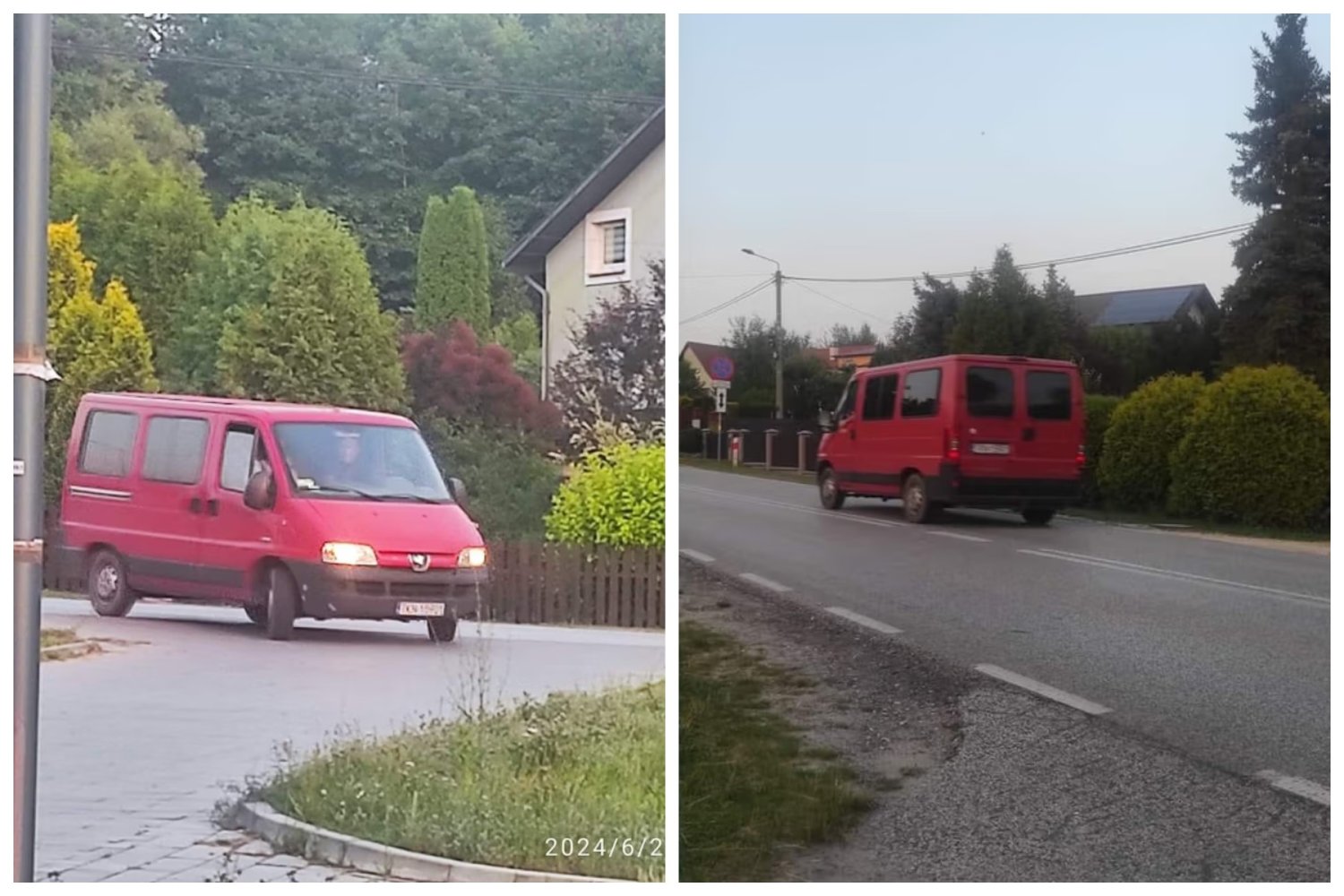 Obcokrajowcy w czerwonym busie zaczepiali nastolatki w województwie świętokrzyskim.