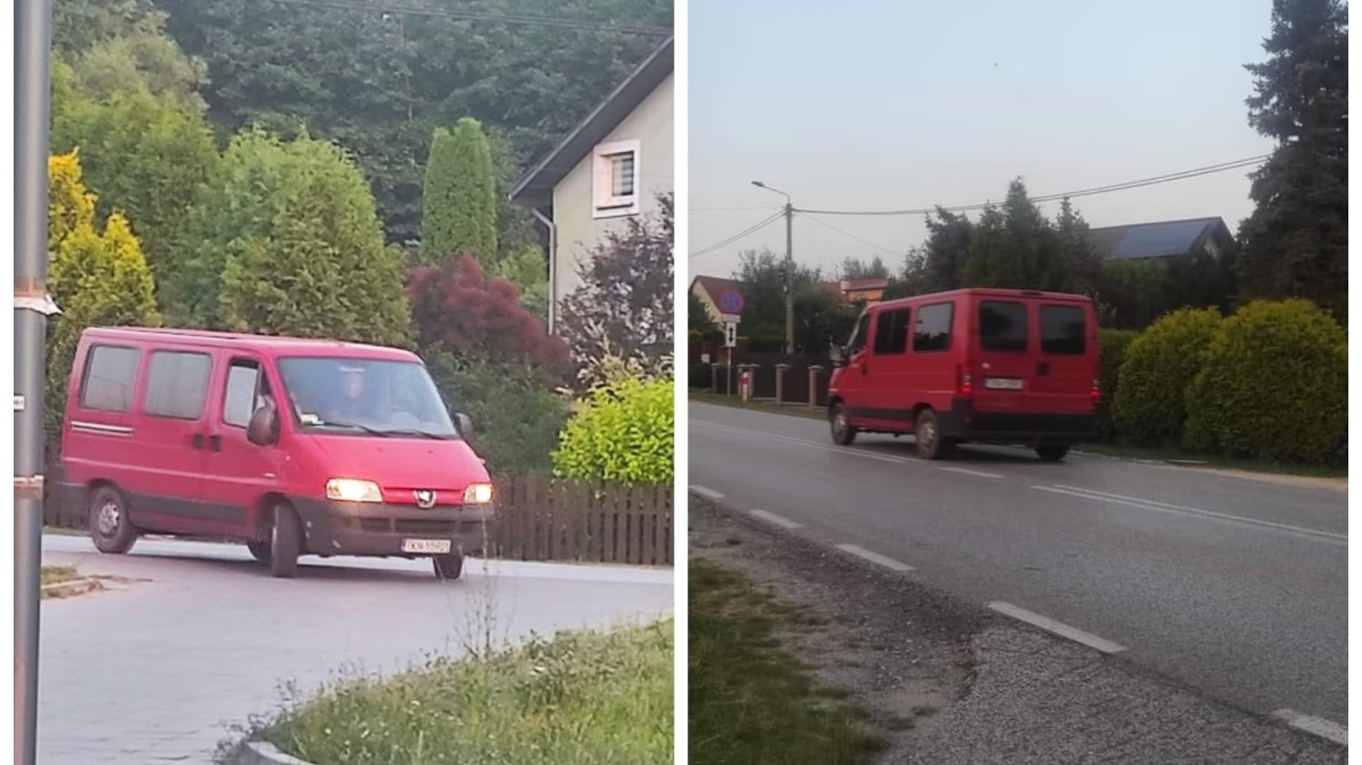 Obcokrajowcy w czerwonym busie zaczepiali nastolatki w województwie świętokrzyskim.