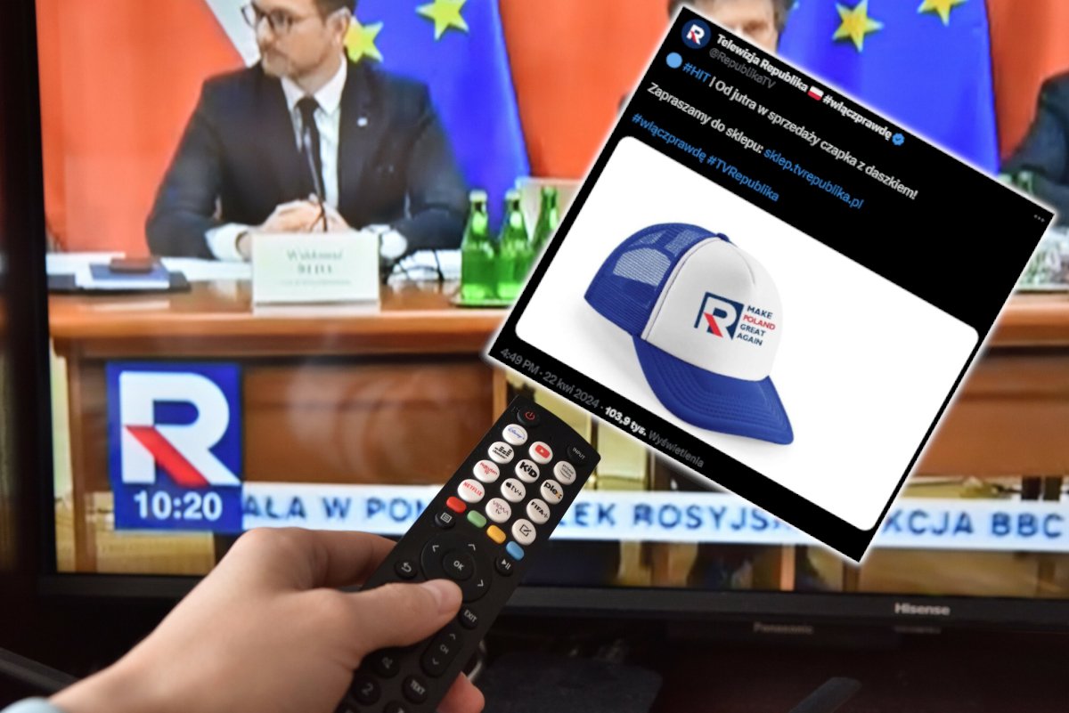 tv republika czapka z daszkiem make poland great again reakcje internautów