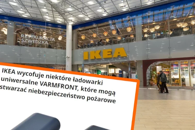 ikea powerbank varmfront wycofanie ze sprzedaży pożar zwrot