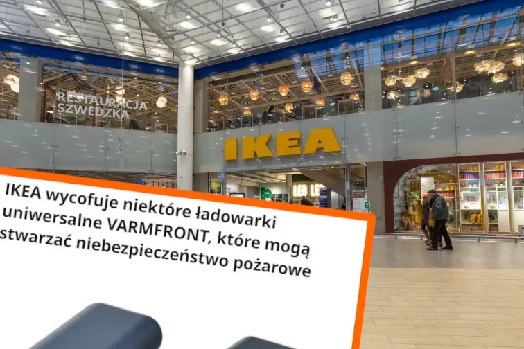 ikea powerbank varmfront wycofanie ze sprzedaży pożar zwrot