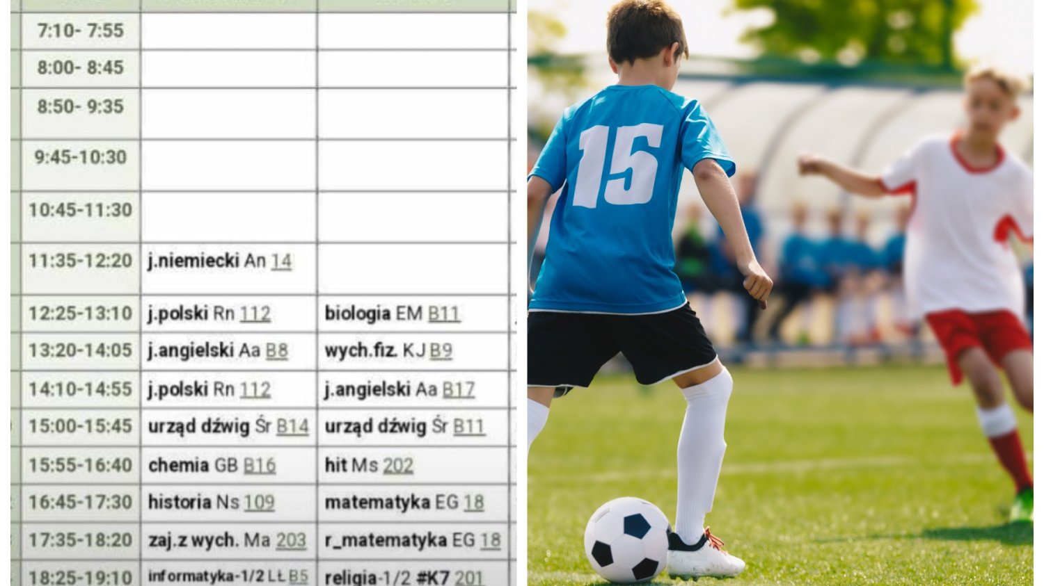 Pokazał plan lekcji 15-latka z Poznania. W komentarzach wybuchła burza.