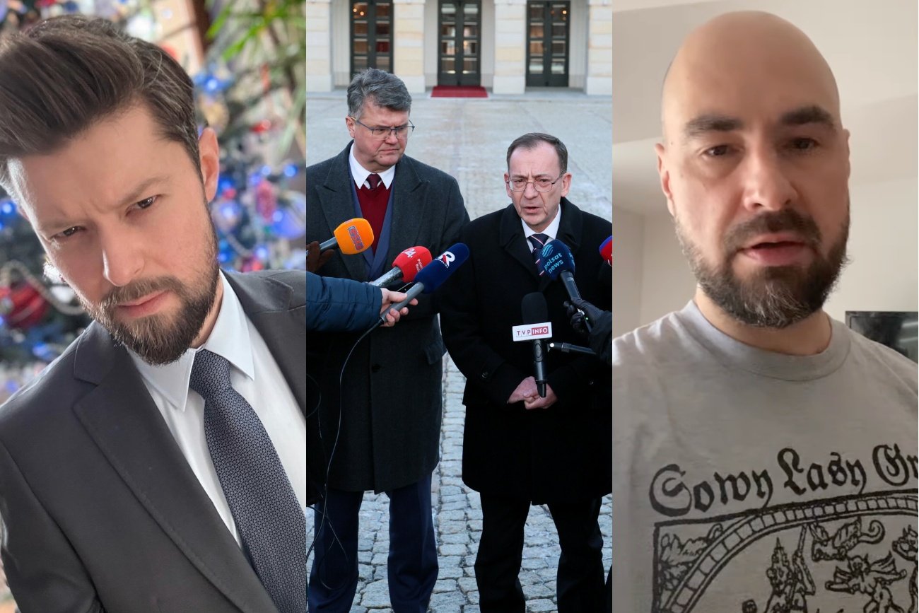 Mróz i Żulczyk wymownie komentują aferę z Kamińskim i Wąsikiem Mróz i Żulczyk wymownie komentują aferę z Kamińskim i Wąsikiem