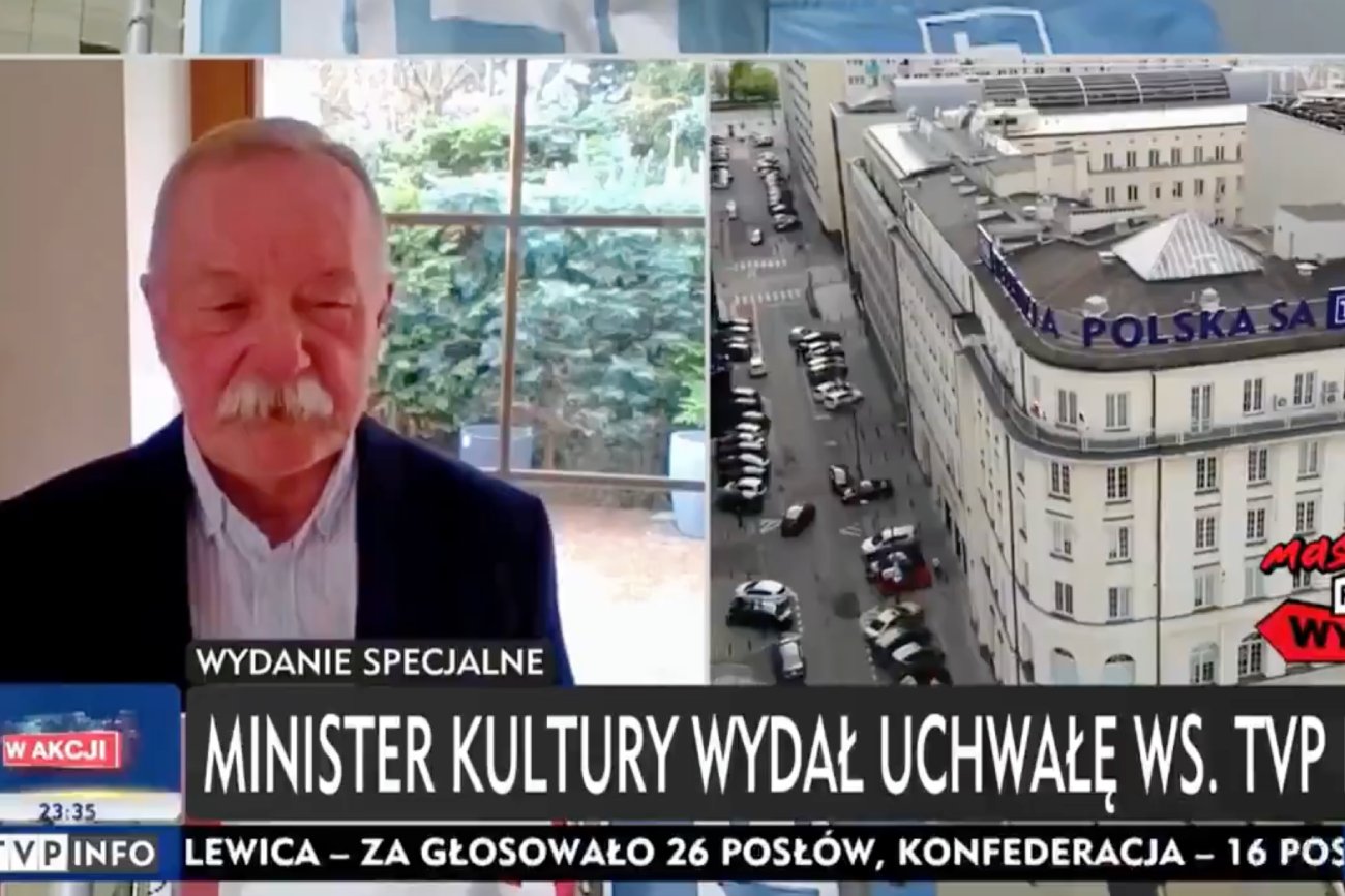 TVP Info nagle przestało nadawać. Nagranie stało się viralem w sieci