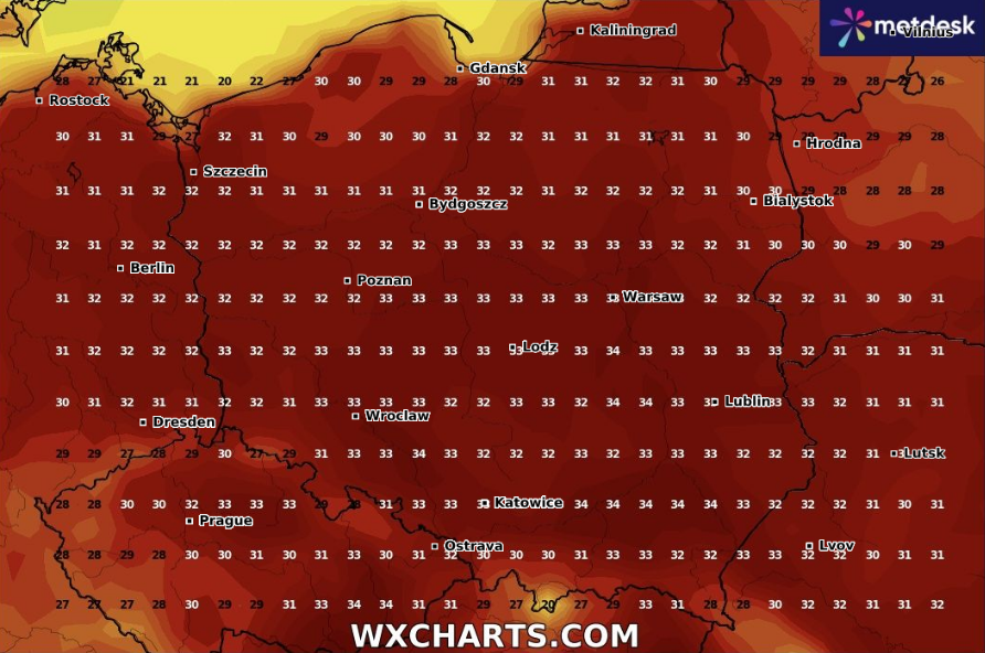 Prognoza pogody na pierwszą połowę września. Czeka nas fala upałów.