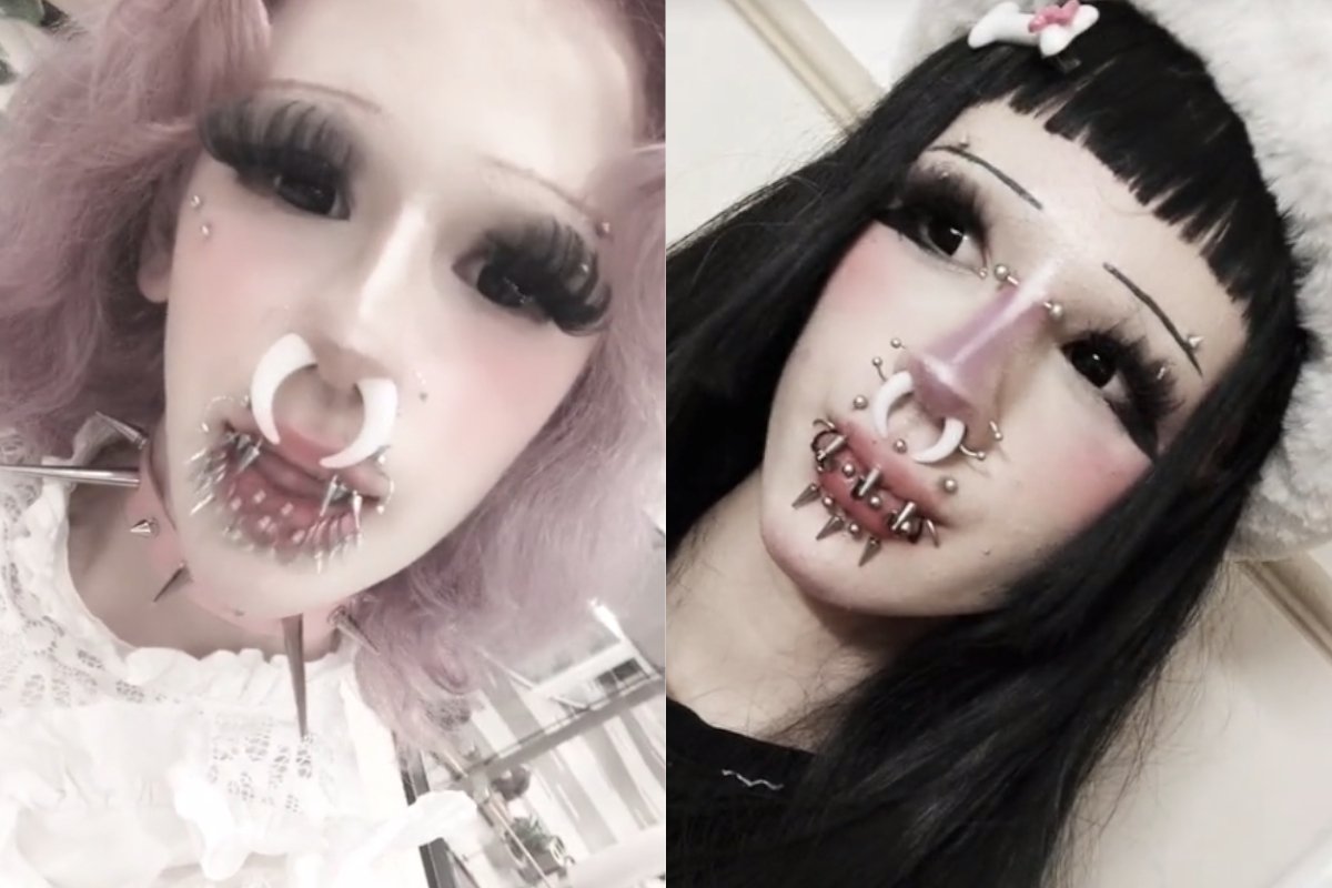 nightmare doll tiktok lalka z koszmaru koszmarna lalka kolczyki internauci hejt