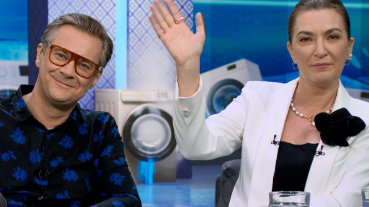 Katarzyna Kasia Grzegorz Markowski Szkło kontaktowe tvn24 tvp info nowy program