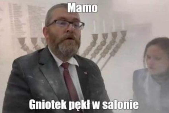 grzegorz braun gaśnica memy galeria sejm