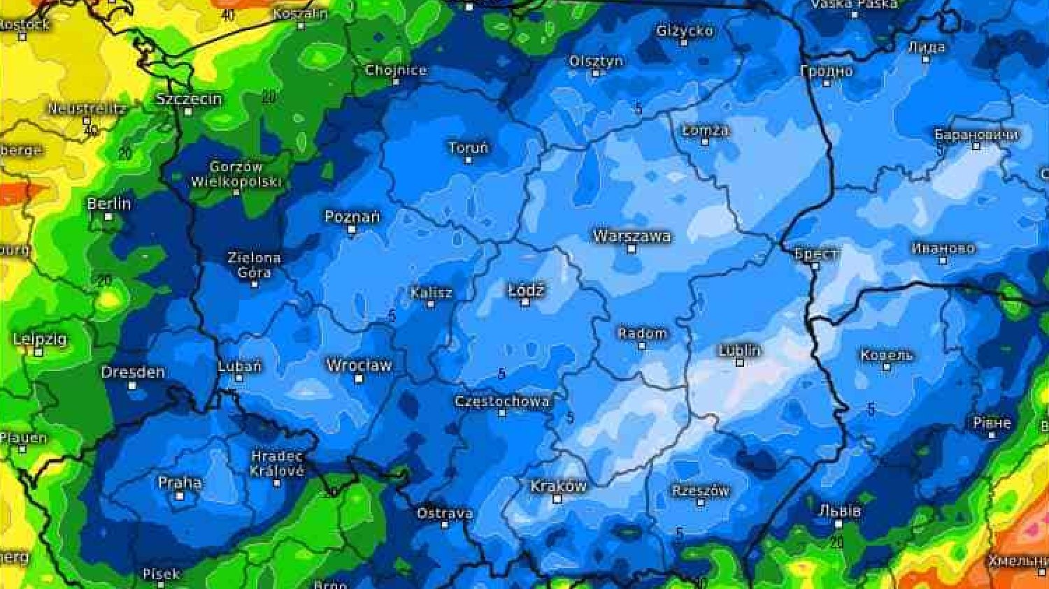 Załamanie pogody w Polsce. Temperatura radykalnie się obniży.