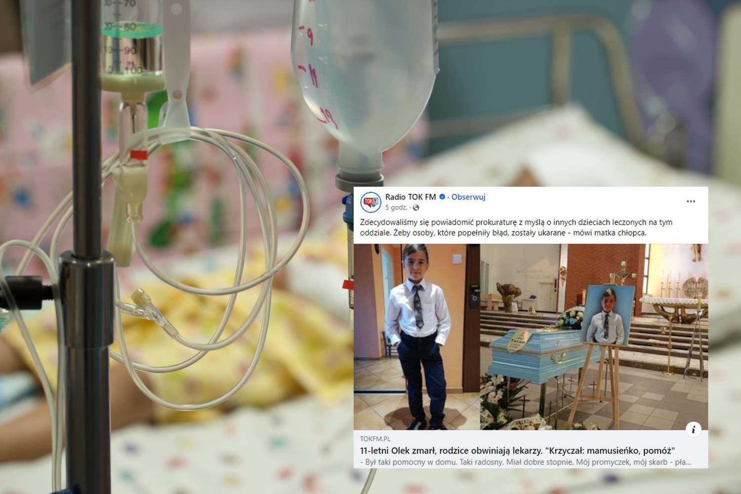 11-letni Olek zmarł na białaczkę. Rodzice wskazują na błąd lekarzy.