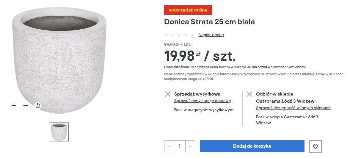castorama wyprzedaż 80 proc promocja donice ceramiczne castorama wyprzedaż 80 proc promocja donice ceramiczne