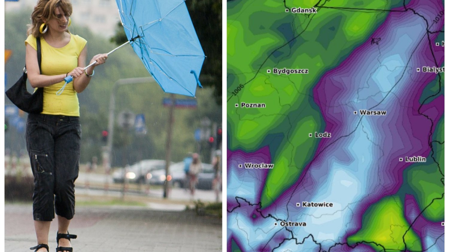 Koniec letniej pogody. Będzie padać i wiać.