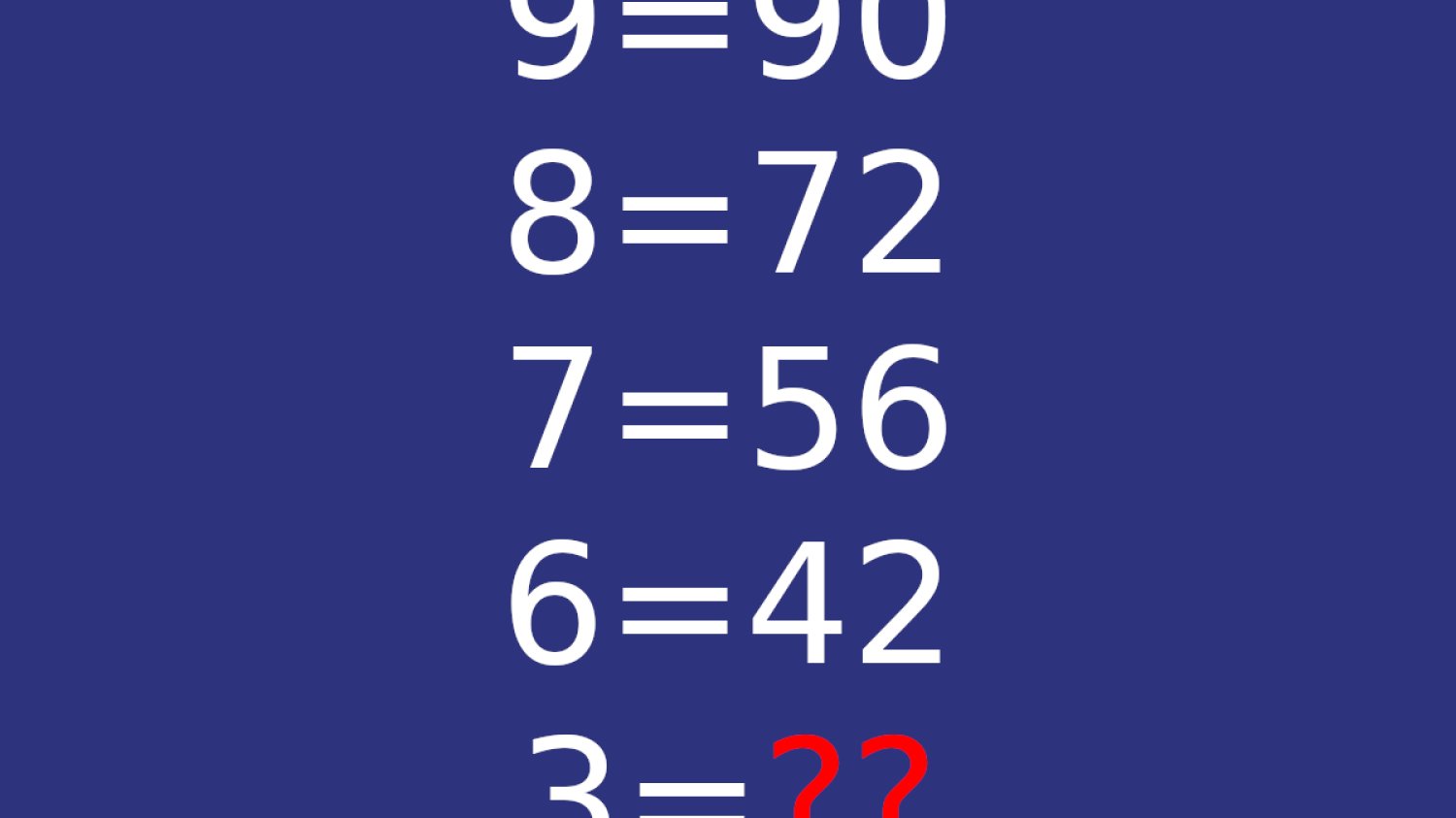 3=? zagadka test na iq matematyka odpowiedzi viral łamigłówka zadanie