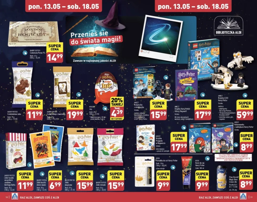 aldi harry potter gadżety kolekcja ceny aldi harry potter gadżety kolekcja ceny