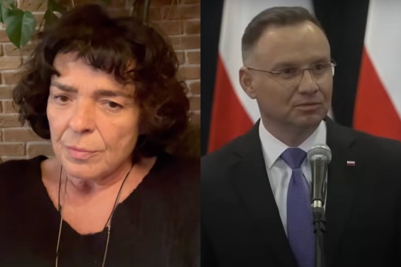Grochola drwi z przemówienia Dudy. Wspomniała o zielonym groszku