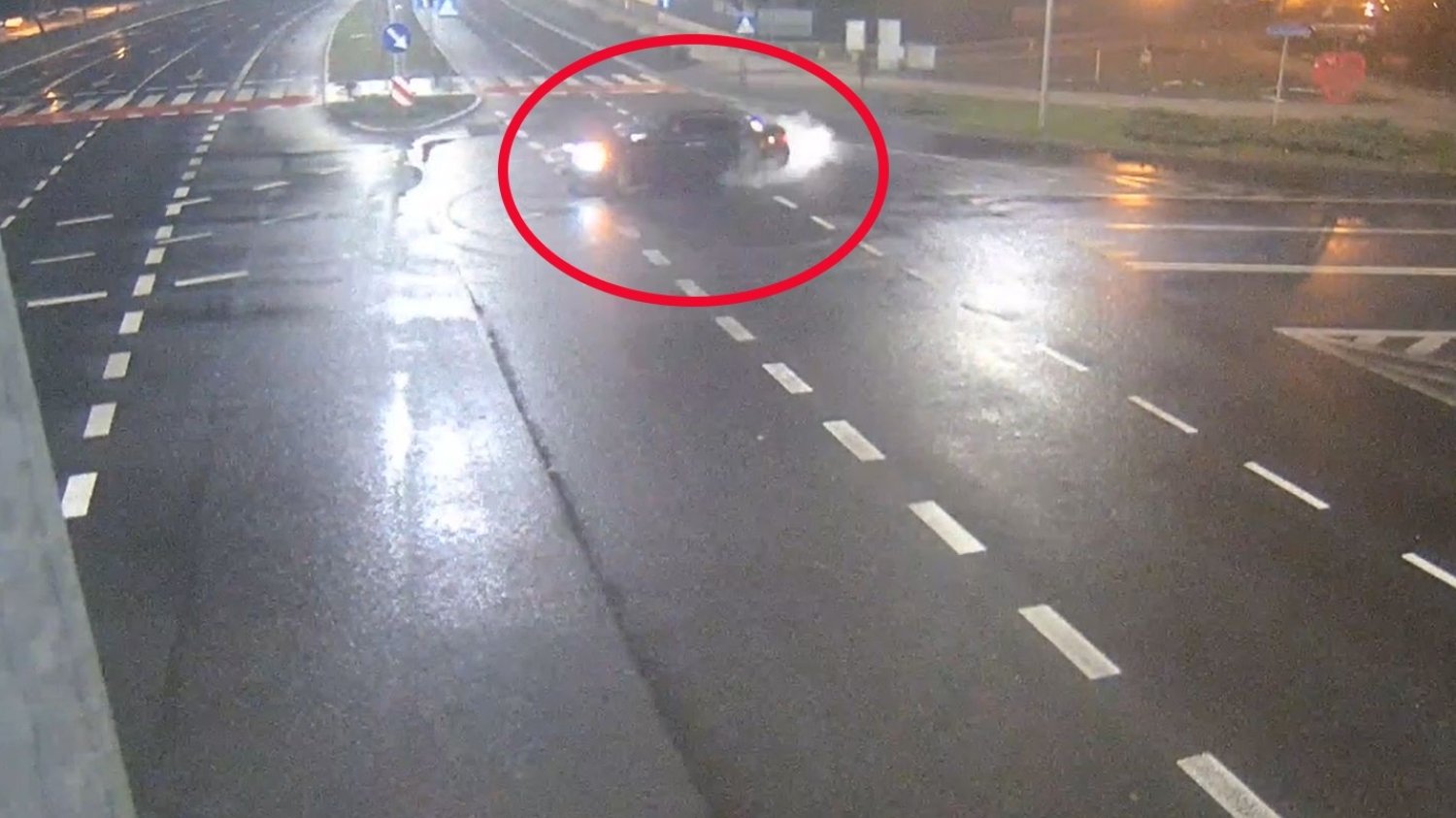 26-letni kierowca kręcił bączki w centrum Leszna, będąc w stanie nietrzeźwym.
