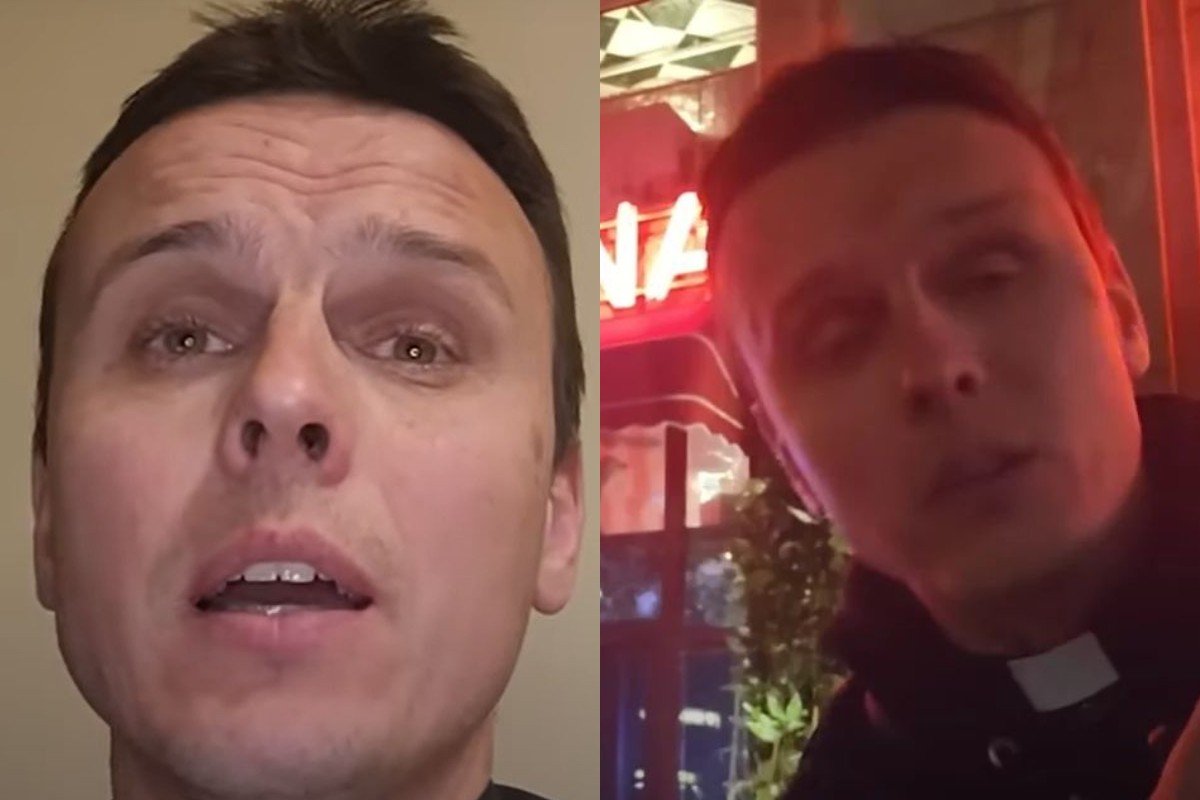 'Ksiądz z osiedla' odwiedził restaurację 'Madonna'. 'Ja się czuję obrażany'