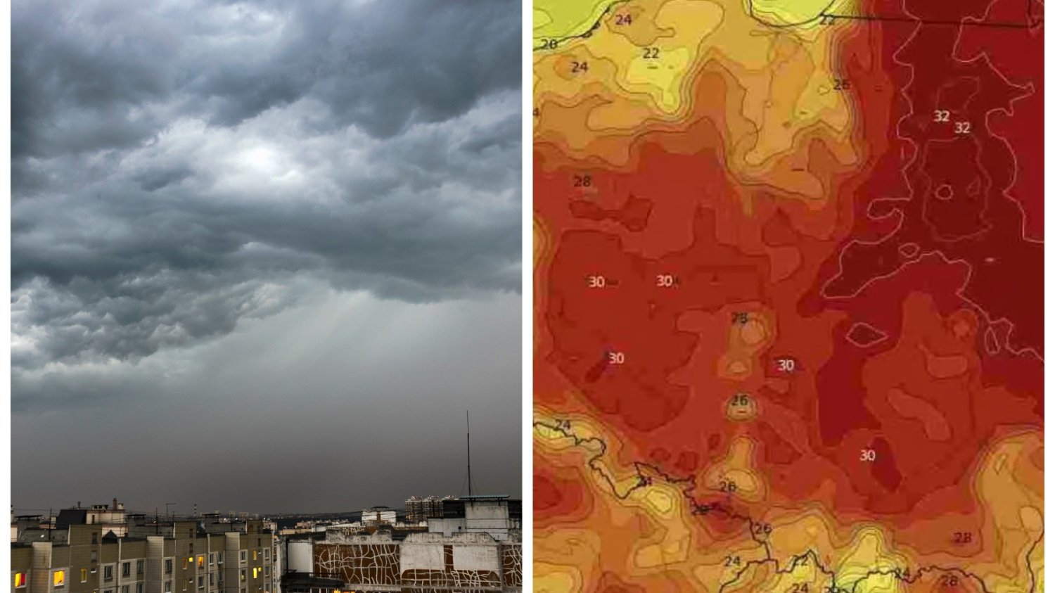 Przez Polskę przejdą nawałnice. Fala upałów potrwa co najmniej do weekendu.